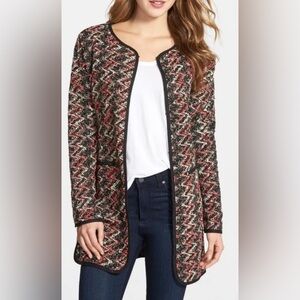 💥Sanctuary Kimono City Black Textured Tweed Cardigan Sz Small💥